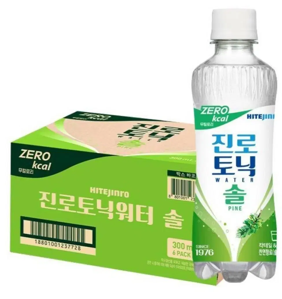 [무료배송] 진로 토닉워터 제로 솔 300ml 24개